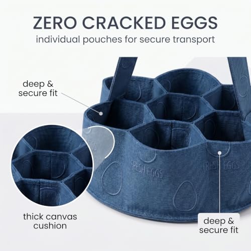 Egg Collecting Basket, Large Egg Collection Bag for Gathering Fresh Eggs - color: Color 9