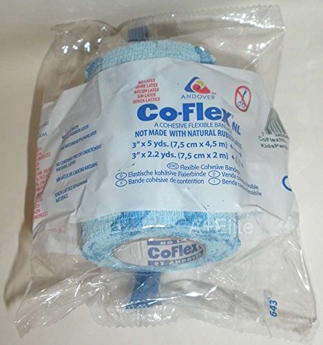 Andover CO-Flex NL 3"x5Yds Trucks and Cars On Light Blue 3-Pack Cohesive Flexible Elastic Latex Free Bandage Compression Self Adherent Wrap for Kids Children Animals Pets Cats Dogs Horses 5300CT