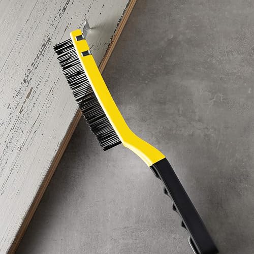 ALLWAY SB319 Carbon Steel Wire Brush with Scraper - style: Carbon Steel Wire Brush with Scraper, 3 x 19