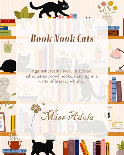 Miss Adola Corduroy Tote Bag for Women with Aesthetic Design | Magnetic Buckle & Pocket, Reusable, Soft, Roomy, Long Shoulder Handles, Double-sided Print, Casual Daily Work, Grocery Bags - color: Wt Bookshelf Black Cat, size: Large