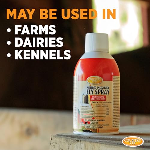 Zep Enforcer 34-2050CVA Country Vet Metered Fly Control Spray, Refill, 30 Day Supply, Brown/A