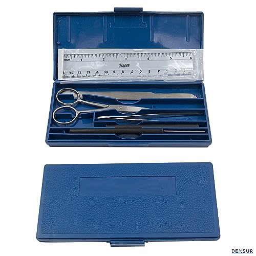 Dissection Kit for Biology Lab & Anatomy - Stainless Steel Scalpel Knife Set for Medical & Veterinary Students, KIT1021-7 Pcs - style: KIT1021 - 7 Pcs