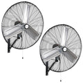 BILT HARD 9500 CFM 30 in. High Velocity Industrial Wall Fan, 3-Speed Wall Mount Oscillating Fan, Heavy Duty Air Circulator for Garage, Commercial, Warehouse, Factory, Workshops and Jobsites, 2 Pack - size: 30 in.