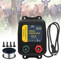 Electric Fence Charger, 5 Mile Electric Fence Energizer,Electric Fence for Preventing Wild Animals Intruding - color: 5 MILE, size: 2/5 MILE SET