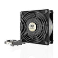 AC Infinity AXIAL LS1238, Quiet Muffin Fan, 120V AC 120mm x 38mm | Low Speed, UL-Certified for DIY Cooling Ventilation Exhaust Projects - size: Single 120 x 120 x 38 mm, Low Speed