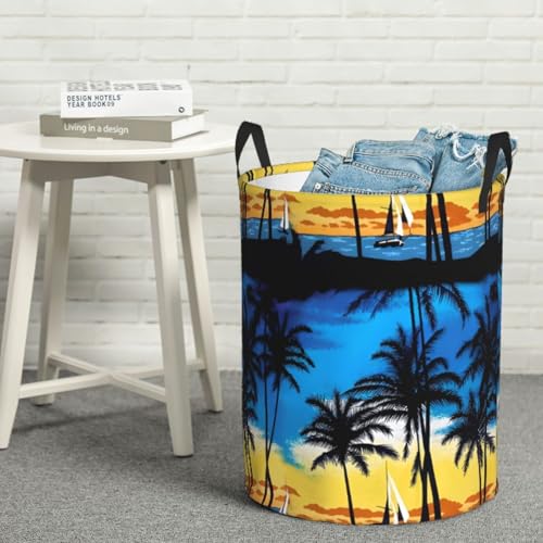 Laundry Basket Set Up Collapsible Large Capacity, Dirty Clothes Basket Durable Lightweight Hamper With Handles Ideal For Clothes,Toys Home OrganizationSize19.6in X 15.7,in63L - color: blue see