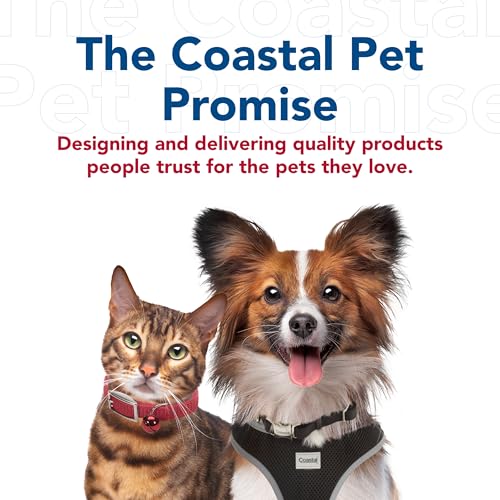 Coastal Pet Safari Dog De-Matting Comb - Serrated Stainless Steel Grooming Tool for Dogs with Medium to Long Hair - Keeps Coats Smooth & Soft - One Size