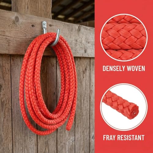 Livestock Birthing Tool Acrylic Reusable Durable Assisted Delivery Birthing Aid Red Safe Calving Rope Animal Obstetric Care