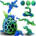 5 Pcs，12" 3D Printed Dragon Eggs,Dinosaur Egg,Crystal Dragon Toys,Snake Eggs, Animals,Fidget Toy,Desk Executive Toy，Easter Eggs Basket Stuffers,Toys for Boys Kids Teen 5-7 4-6 8-12 - color: Oo-01