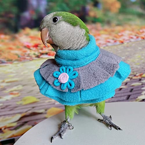 RRRIOT Parrot Neck Collar Pet Anti-bite Picking Feather Healing Protective Neck Cover Collar for Birds (2XL)