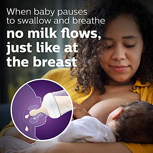 Philips Avent Natural Baby Bottle with Natural Response Nipple, Pink Baby Gift Set with Snuggle, SCD838/03 (Pack of 2) - color: Pink, size: 12 Count (Pack of 2)
