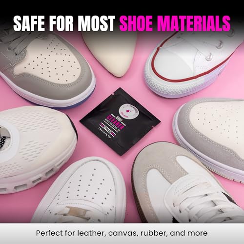 Pink Miracle Shoe Cleaner Quick Wipes for Dirt & Scuffs Sneaker Clean Up
