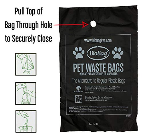 BioBag Compostable Pet Waste Bags, Standard Size, 50 Count (187105-4) (Pack of 4) - color: Blue, size: 50 Count (Pack of 4)
