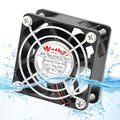 Wathai IP68 60mm x 25mm DC 12V Waterproof Cooling Fan 12 Volt Dual Ball | High Speed DIY for Amplifier, RV Refrigerator, PSU, Electronic Components Equipment Ventilation - style: IP68 60mm