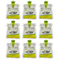 RESCUE! Outdoor Disposable Fly Trap – Hanging Fly Catcher with Attractant Bait, Fly Bag for Patio, Yard, Trash & Farm Areas – Easy-to-Use Outdoor Fly Control - 9 Traps