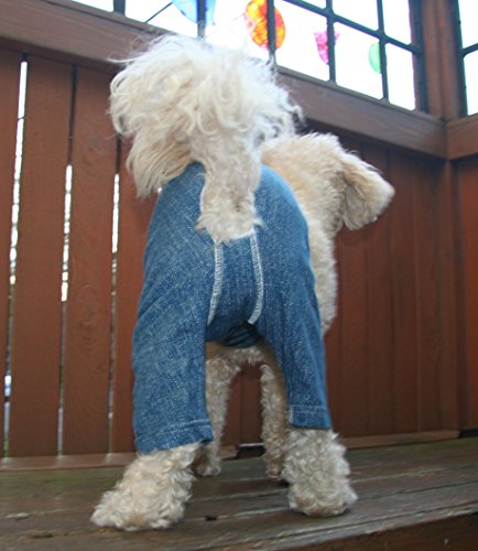 Original Dog Pants, E-Collar Alternative, Dog Pajamas, Dog Diaper X-Small Dog, Blue - color: Blue, size: X-Small
