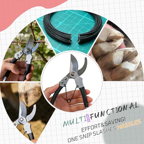 Goat Hoof Trimmers & Farrier Shears, Hoof Trimmers For Goats and Sheep | Multi-Purpose Goat Hoof TrimmerShear Garden Wire Pipe Cutting Tool-Curved Blade - color: Curved Blade