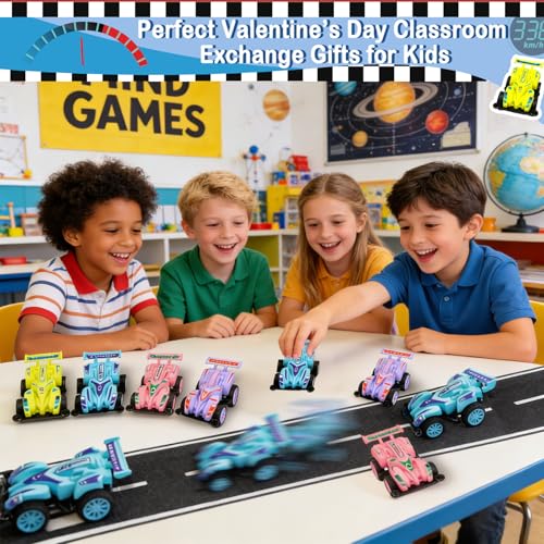 28 Pack Pull Back Cars and Trucks Toy, Small Cars Pull Back Racing Vehicles Set, Mini Toy Cars, for Toddlers, Kids Stocking Stuffers, Classroom Exchange Gifts, Gifts for Grandkids, Easter Basket - style: Pull Back Cars