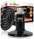 REPTI ZOO 150W Reptile Heat Lamp 2Pack Ceramic Heat Emitter Night Heat Lamp Bulbs Reptile Terrarium Heat lamp Tank Heat Bulb for Turtle Bearded Dragon Gecko Lizard Snake Chicken E26 - style: 150W/2PCS