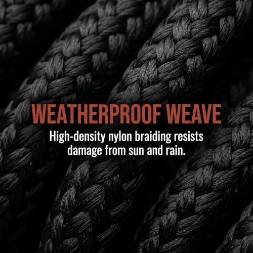 25 Inch Thick Horse Gate Rope, 0.4 Inch Heavy Duty Reinforced Gate Latch Strap, Adjustable Horse Stall Door Tie Rope, Durable Nylon Horse Fence Gate Fixing Cord for Farm Barn Equestrian Equipment