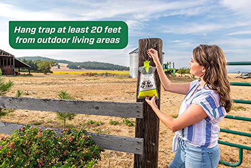 RESCUE! Big Bag Fly Trap – Disposable, Outdoor Use - 7 Traps