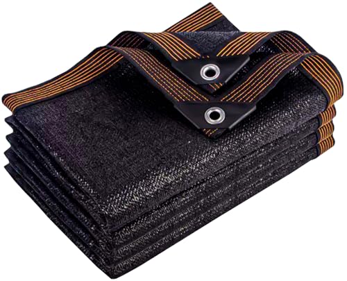 QLOFEI Shade Cloth for Garden, 70% Sun Screens for Patio Pergola Outdoor, Easy to Hang Mesh Tarp Shade Cloth with Grommets, Shade Neting Cover for Kennel Chicken Coop Plant Shade Sail, 4x8 FT - size: 4'x8'