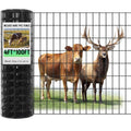 Gisafai 48in x 100ft Welded Wire Fence, 2 Inch x 4 Inch 16 GA, Galvanized Metal Garden Fence Roll Wire Mesh Netting for Goat Deer Cattle Animal Enclosures and Yard Vegetable Plant Protection,Black - color: Black, size: 48in X 100 ft