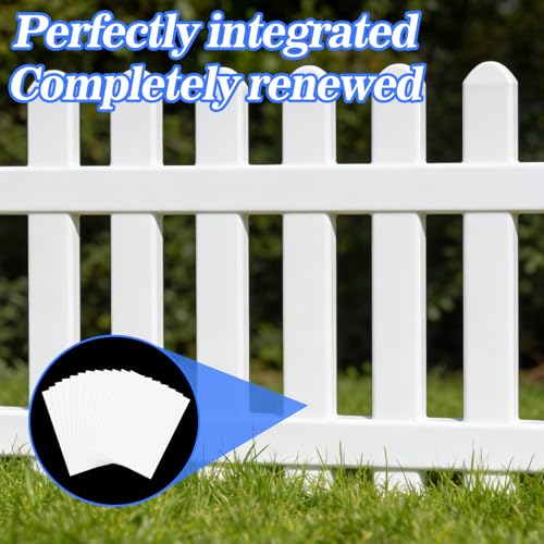MAQIHAN 12 Pcs Vinyl Siding Repair Kit - White PVC Patch for Exterior Wall | House Siding Hole Cover for Mobile Home Skirting Panels, Fence Repair, Outdoor Wall Patches and DIY Maintenance