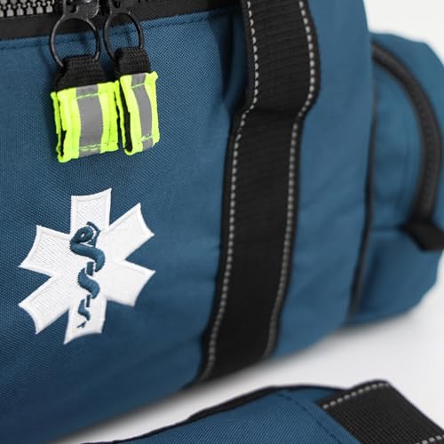 Lightning X Large EMT Medic First Responder EMS Trauma Jump Bag w/Dividers - color: Navy Blue