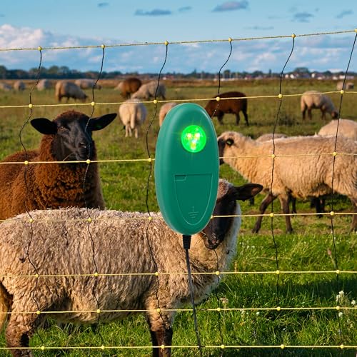 5 Pack Detects Electric Fence Energizer Pulse Flash Signal LED Light | Tester Indicator for pulsed energizers | Alert Device That Clips to Wire or Tape Fences - style: 5 Pack