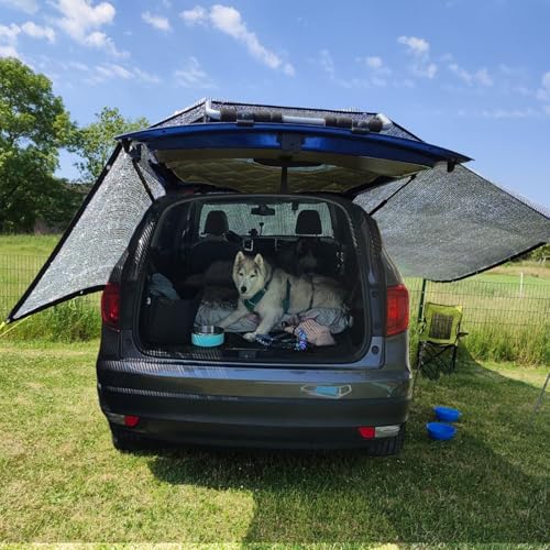 Shade Cloth-80% Aluminum Sunblock Neting,Durable Mesh Tarp with Grommets,Shade Cloth for Garden,Car, Outdoor Pergola,Greenhouse,Chicken Coop and Dog Kennel(Silver) - size: 6.5×20FT