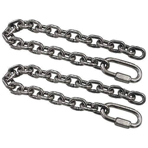 SeaSense Stainless Steel Safety Chain 5/16-Inch x 24-Inch with Quick Link, 2 Piece