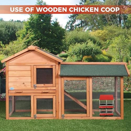 Galvanized Steel 2-Tier 4 Compartment Chicken Nesting Box with Pull Out Tray, Roll Away Nest Boxes for Laying Hens Egg Collection, Wall Mount Poultry Nest Box for Coop with Handle, Red - color: Red, size: 2 Tire 4 Compartments
