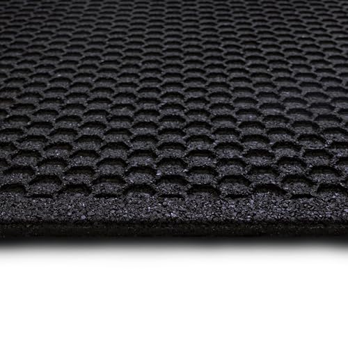 Mohawk Home Indoor Outdoor 1' 6" x 2' 6" Heavy Duty Rubber Floor Mat Anti Slip Restaurant Kitchen for Garage Garden Industrial Pool Entrance Bar Wet Area - size: 1'6" x 2'6" (Rectangular)