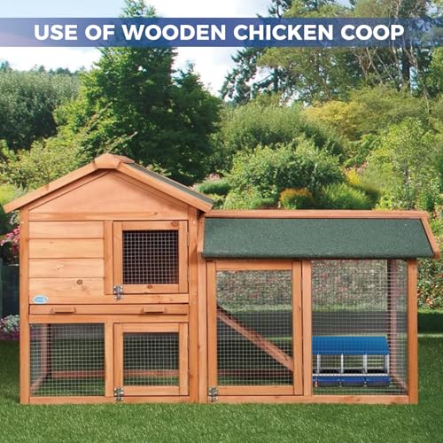 4 Hole Chicken Nesting Boxes, Weatherproof Galvanized Steel Chicken Egg Laying Box with Automatic Rollout Egg Collection, 2-in-1 Handle Perch, Easy Clean & Quick Assemble for Chicken Coop