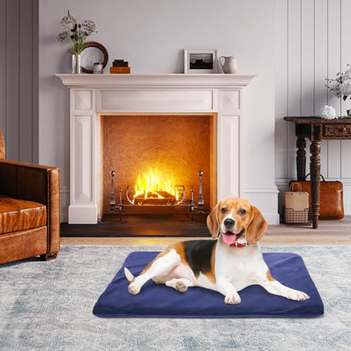 RIOGOO Pet Heating Pad, Electric Heating Pad for Dogs and Cats Indoor Warming Mat with Auto Power Off (X-Large:28" x 18") - size: X-Large