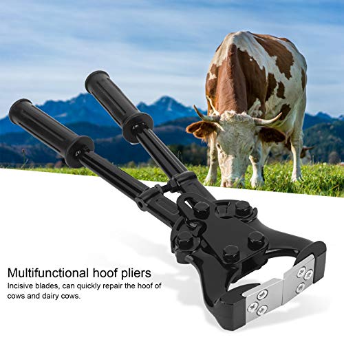 Hoof Trimmer, Stainless Steel Functional Cow Hoof Trimmer Pliers, Nail Remover Tool, Sharpened Wear‑Resistant Durable Hoof Nipper, Shoeing Tools Livestock Equipmen for Cows, Cattle