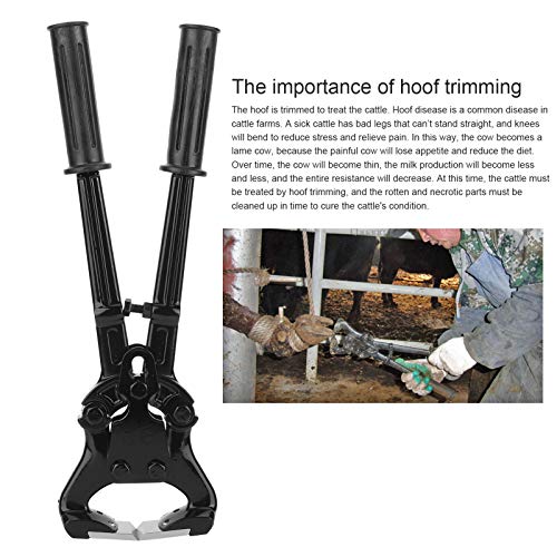 Hoof Trimmer, Stainless Steel Functional Cow Hoof Trimmer Pliers, Nail Remover Tool, Sharpened Wear‑Resistant Durable Hoof Nipper, Shoeing Tools Livestock Equipmen for Cows, Cattle