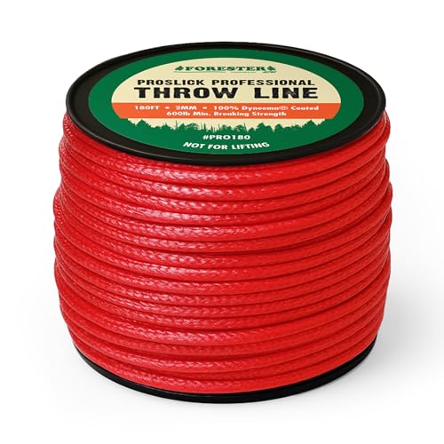FORESTER Arborist Throw Line Kit | 11oz Throw Weight & 180ft Throw Rope | Pro Slick 100% Dyneema Throw Line Rope | Arborist Equipment for Tree Climbing - size: 11oz Throw Weight