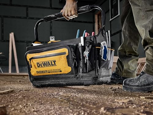 DEWALT Tool Tote, Open Top Tool Bag, 20" x 10" (DWST560106) - style: Tool Tote