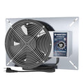 Abestorm 720 CFM Crawlspace Ventilation Fan with Humidistat 10 Inch | Stainless Steel Vent Fans Digital Panel, Temperature Controller with Humidistat for Attic with Isolation Mesh, IP 55 Rated - color: Grey