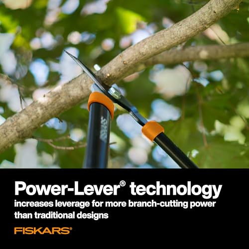Fiskars 28" Power-Lever Garden Bypass Loppers, 1.75" Cut Capacity - style: 28" Lopper