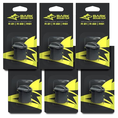 Dog Collar Batteries - Compatible with Invisible Fence Collar Batteries, Replacement Battery for R21, R22, and R51 Dog Receiver Collars (6-Pack) - size: 6-Pack