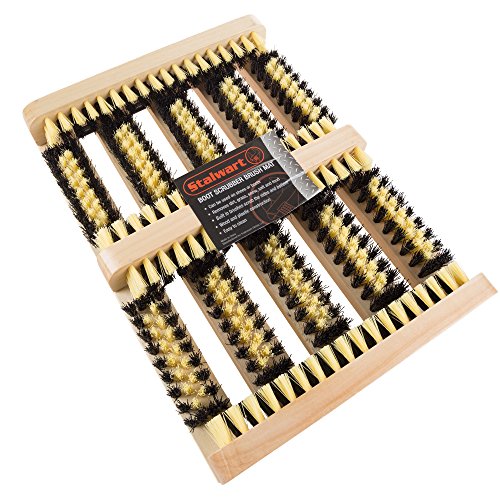 Name: Boot and Shoe Cleaner Scrubber Brush Scraper Mat for Home Entryways, Mud Room, and Garages By Stalwart (Doormats for Removing Dirt, Mud, and Grass)