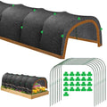 118"x79" Upgraded Garden Shade Kit, 75% Garden Shade Cloth with 11mm Hoops | Garden Sun Shade Cloth for Plants Heat Protection, Raised Garden Bed Shade Cover Plant Sun Shade for Outdoor Plant Vegetable - size: 118"x79" Shade Cloth with Hoops-1 Pack