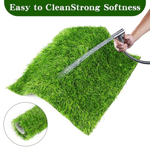 Chicken Nesting Pads Set 12×12"-Washable Artificial Grass Nesting Pads-for Chickens Coopsfor Chicken Coop and Pet Garden Lawn Indoor Outdoor (6 Pack)