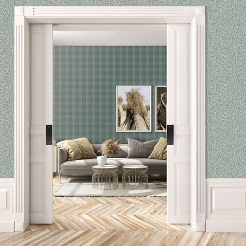 Finger Flush Pulls for Closet Pocket Sliding Barn Door Handle Set Pull Recessed Handle Rectangular Plate Matte Black Mounting Hardware Included (Black) (2''x 7'', Set, 1) - size: 2''x 7''