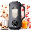 SilkSpin Milk-Smooth Nut Milk Maker Machine, Small Countertop Blender, Homemade Oat, Almond, Soy, Plant-Based Milk, Juice, MilkShake 35oz Automatic Soybean Milk Maker, Charcoal Gray