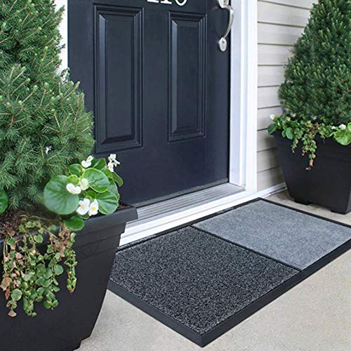 HAPYLY Disinfection Floor Pad Mat Sanitizing Floor Mat Multifunction Entrance Mat Footbath Mat RugShoe Mat Home Hotel (Gray) - color: Grey