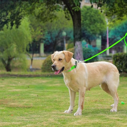 Waterproof Dog Collar, Easy to Clean Rubber Dog Collars with Quick Release Buckle Fits Small Medium or Large Dogs (Green, M (11.8-18.5 inch)) - color: Green, size: M (11.8-18.5 inch)